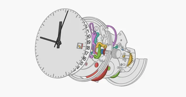 Illustration from the Mechanical Watch explorable explanation