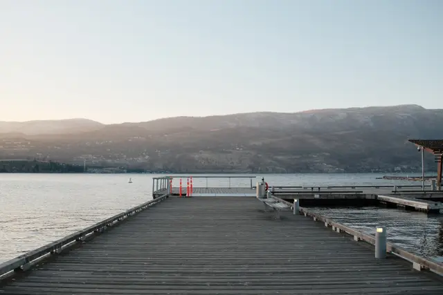 Landscape of Canadian lake